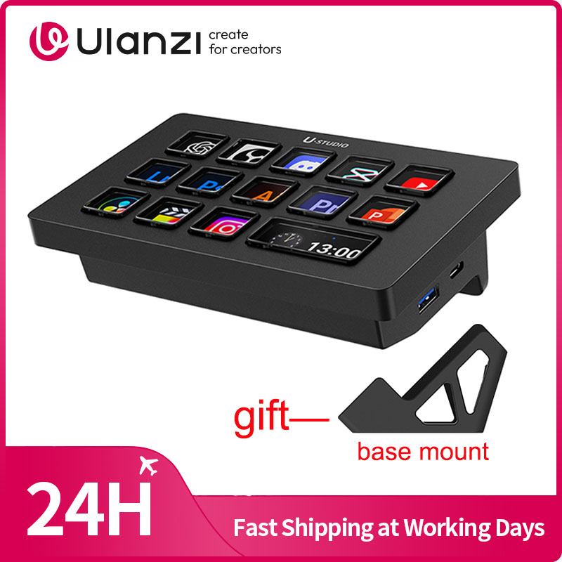 Stream Deck - Ulanzi D200H Deck Dock คอนโทรลเลอร์สตรีมมิ่งสำนักงานที่ใช้ AI