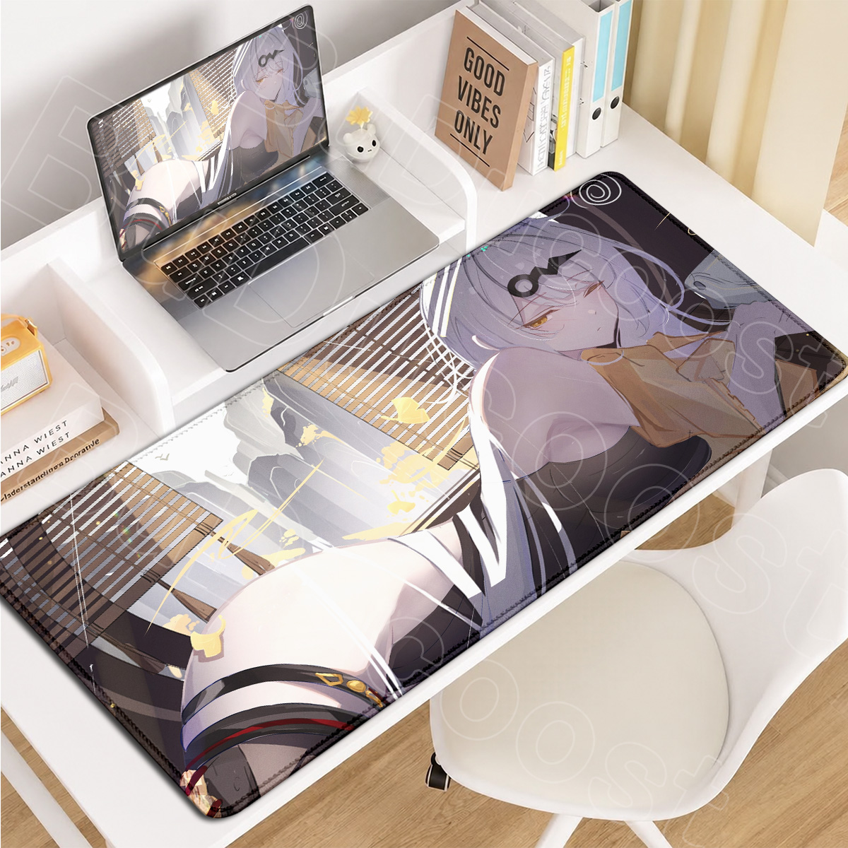 Pc Gaming Zone - แผ่นรองคีย์บอร์ดแล็ปท็อปขนาด 90x40 ซม. อุปกรณ์เสริมสำหรับเล่นเกมพีซี พรมปูโต๊ะทำงานพิมพ์ลาย HD