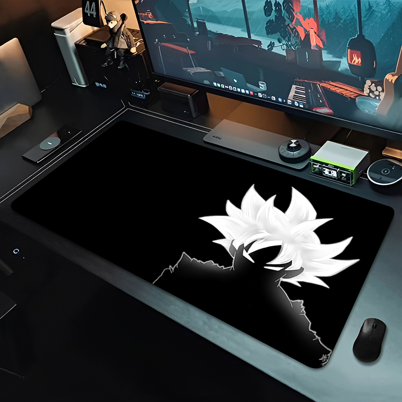 Pc Gaming Sultan - แผ่นรองเมาส์อนิเมะ DBZ สีดำ ลายดราก้อนบอล ขนาดใหญ่ สำหรับคอมพิวเตอร์