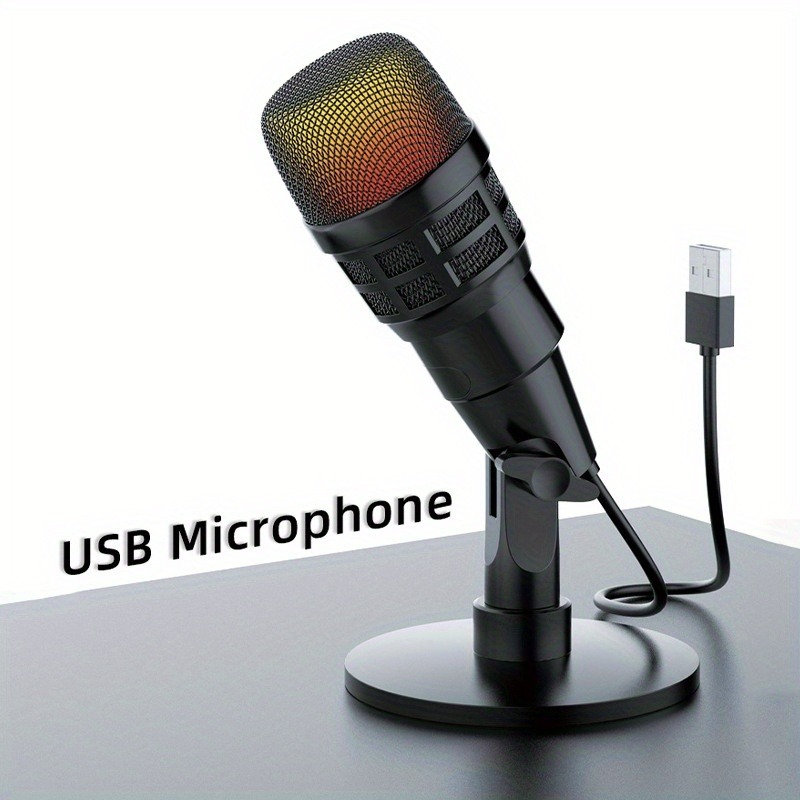 Pc Gaming Live Streaming - ไมโครโฟน USB สำหรับการเล่นเกม ถ่ายทอดสด พอดแคสต์ -