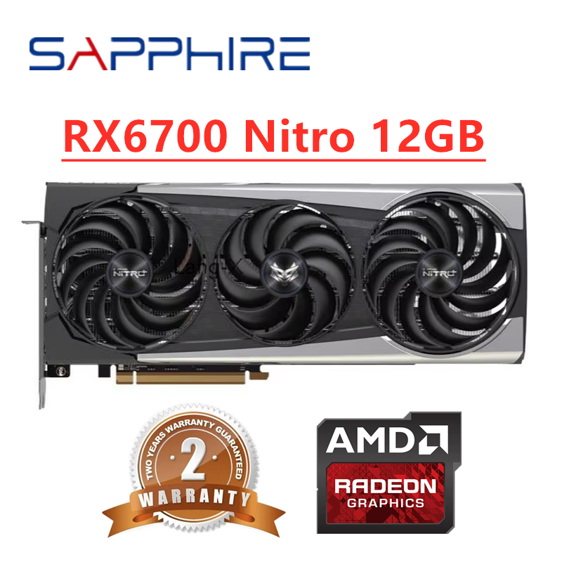 Pc Gaming Vr - การ์ดจอ GPU Sapphire RX 6700 XT