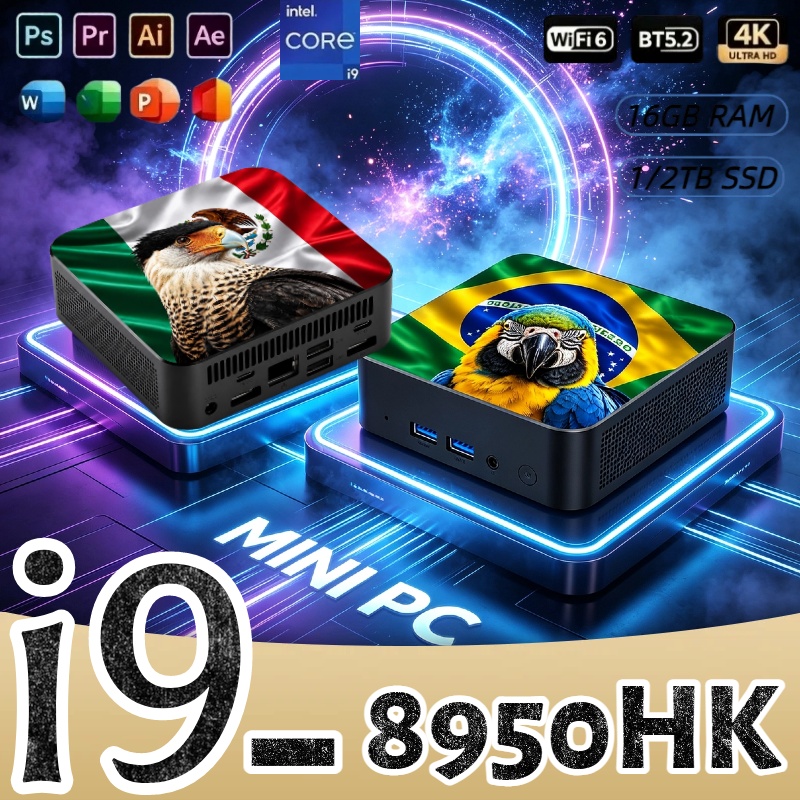 Pc Gaming Ddr4 - มินิพีซี Core i9-8950HK แรม 16GB SSD