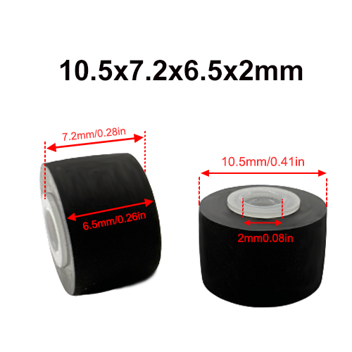 Stream Deck - 1pcs 10.5x7.2x6.5x2 มม.ยาง Pinch Roller Belt