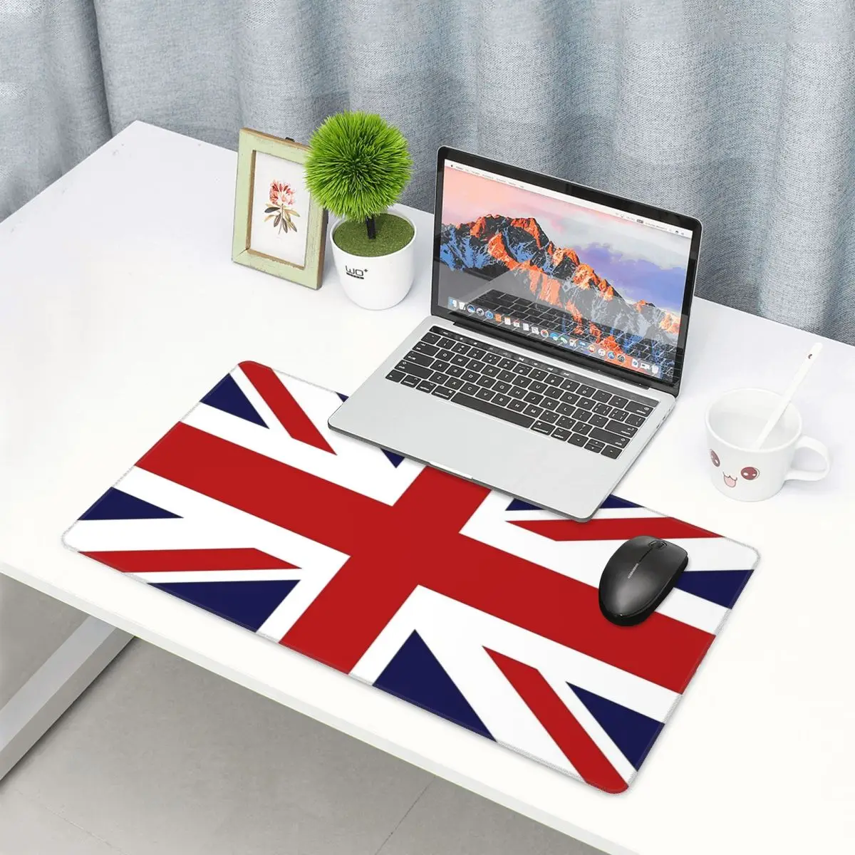 Pc Gaming Uk - แผ่นรองเมาส์ขนาดใหญ่ลายธงชาติสหราชอาณาจักร สำหรับเกมเมอร์ พีซี แล็ปท็อป คีย์บอร์ด พรมคอมพิวเตอร์