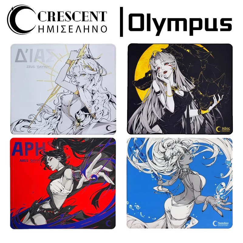 Fps Gaming Mouse - แผ่นรองเมาส์ Crescent Olympus 490x420 มม. Xsoft