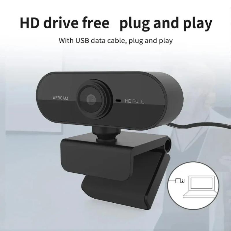 Pc Gaming Live Streaming - เว็บแคม USB แบบเสียบแล้วใช้งานได้ทันที ไมโครโฟนในตัว หมุนได้ 360