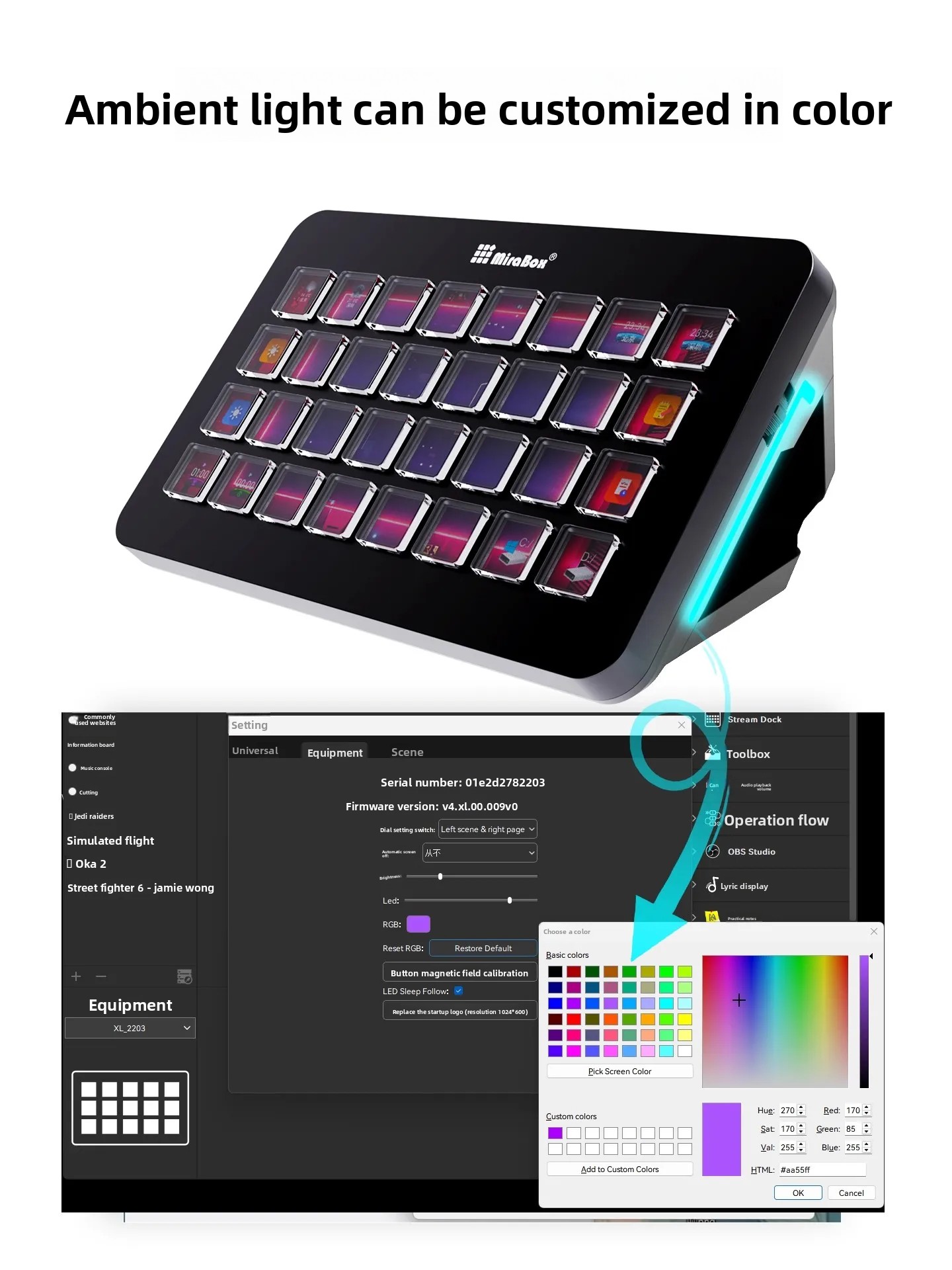 คีย์บอร์ดมาโคร Mirabox XL Stre - Pc Gaming Live Streaming บทวิจารณ์และราคา