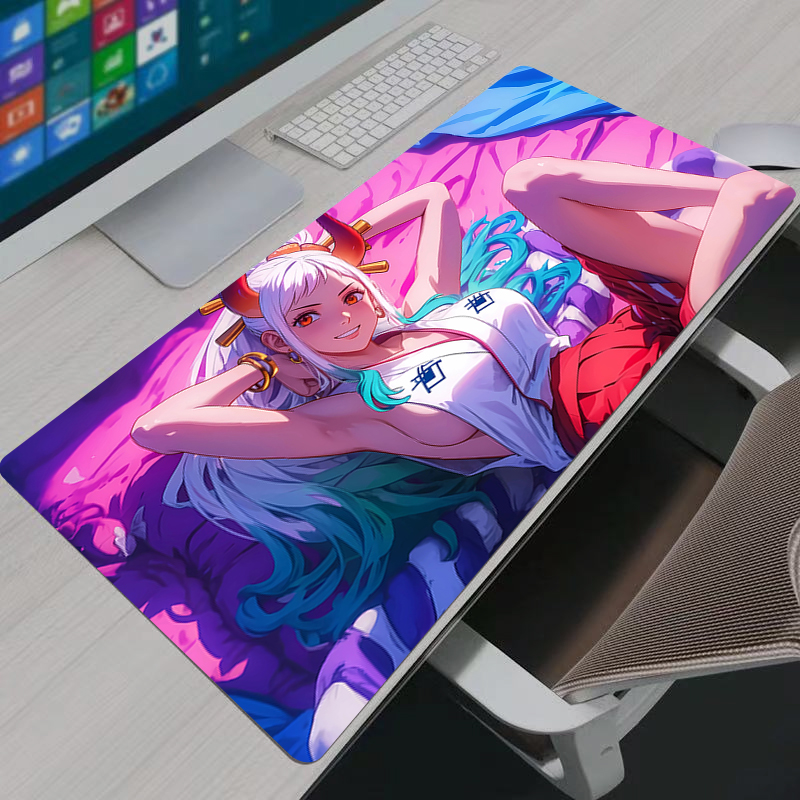 One Piece Yamato Mouse Pad Not - Pc Gaming Keyboard And Mouse บทวิจารณ์และราคา