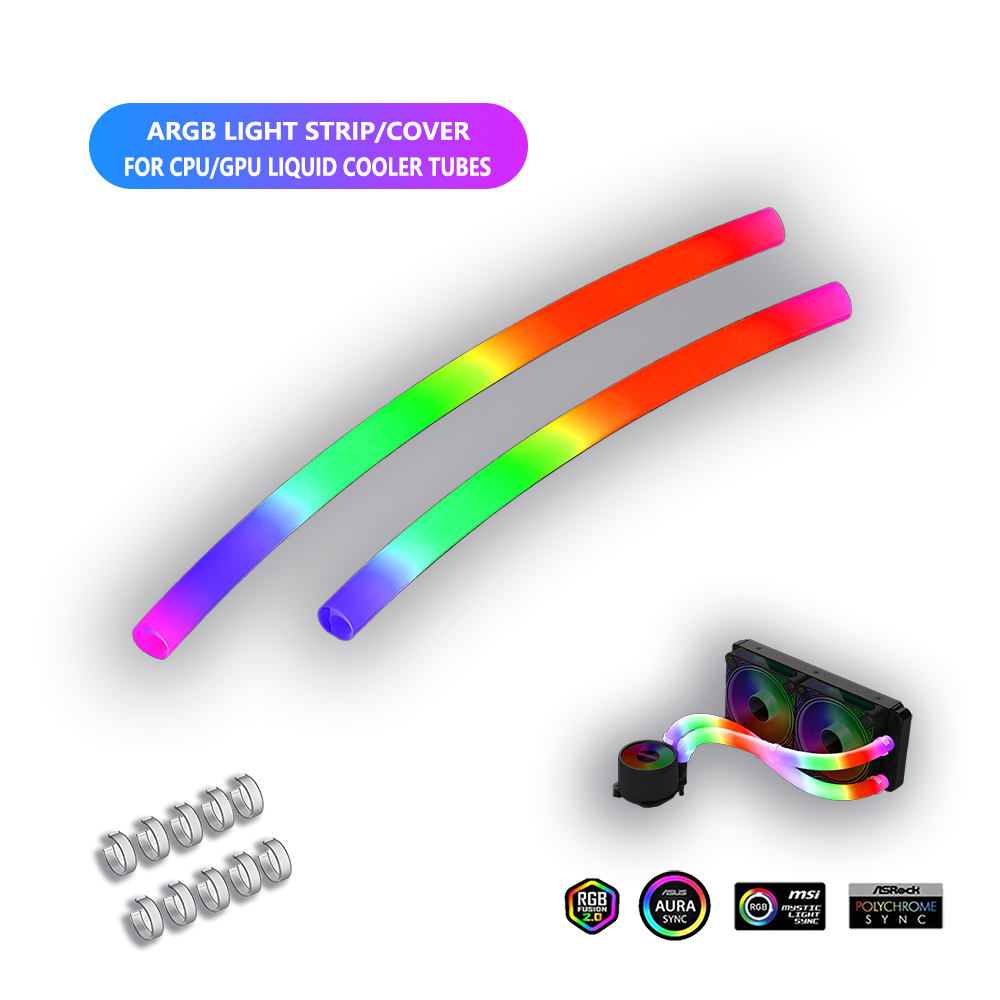 ยืดหยุ่น 5V ARGB LED Neon Tube - Pc Gaming Youtube บทวิจารณ์และราคา