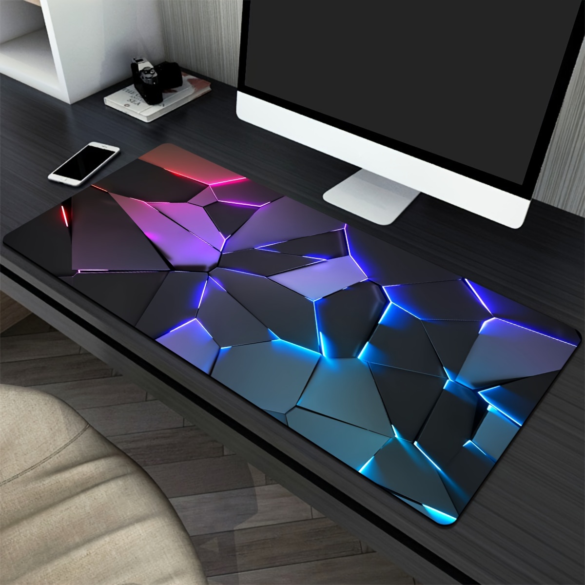 แผ่นรองเมาส์ลายเส้นเรขาคณิต RG - Rgb Keyboard Wrist Rest บทวิจารณ์และราคา