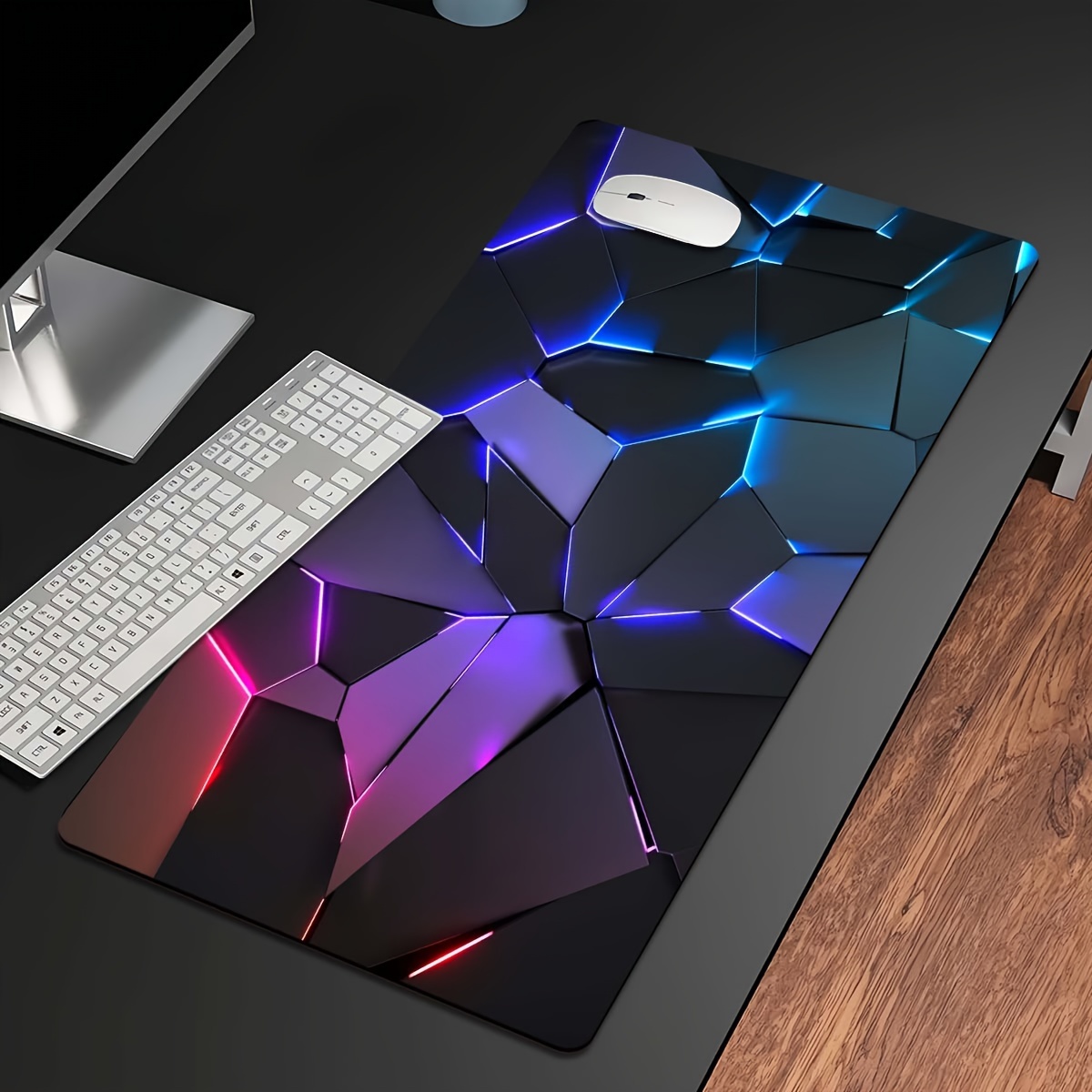 แผ่นรองเมาส์ลายเส้นเรขาคณิต RG - Rgb Keyboard Wrist Rest บทวิจารณ์และราคา