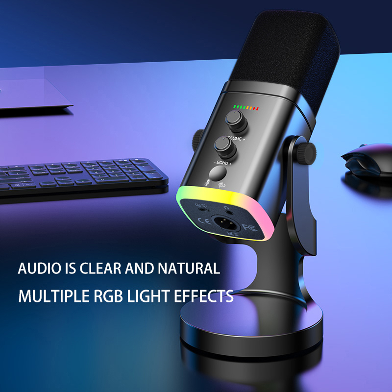 ไมโครโฟนสำหรับเล่นเกม RGB ไมโค - Pc Gaming Live Streaming บทวิจารณ์และราคา