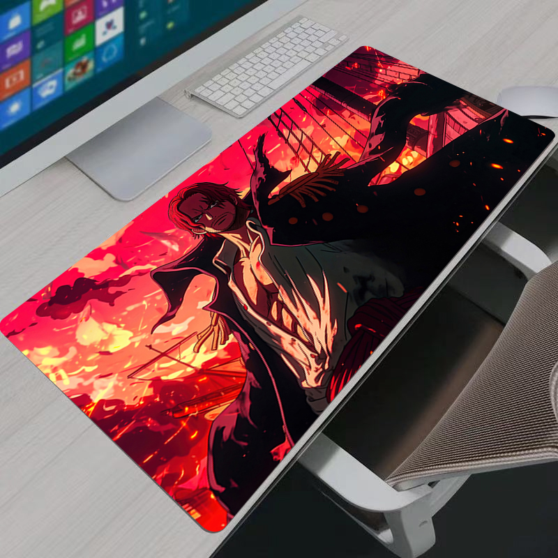 One Piece Shanks Mouse Pad ขนา - Pc Gaming Keyboard And Mouse บทวิจารณ์และราคา