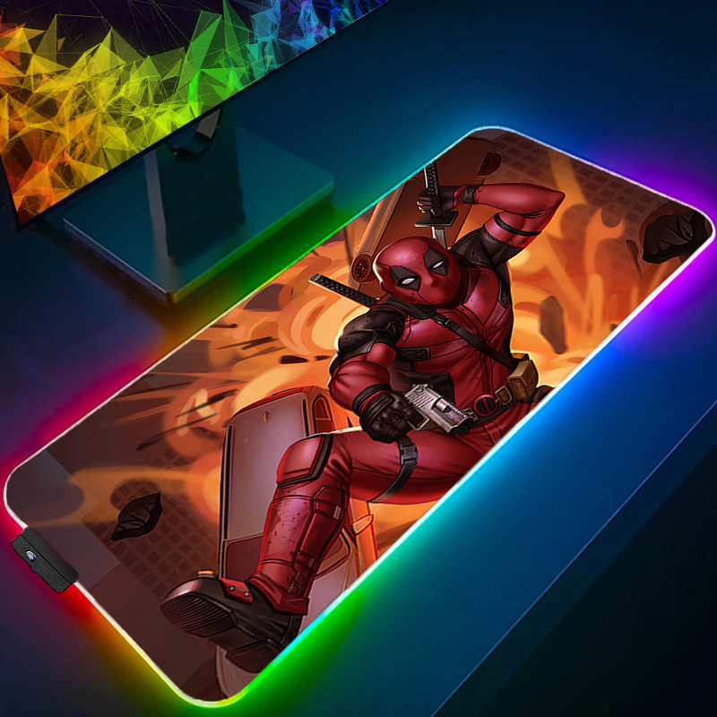 แผ่นรองเมาส์ LED สำหรับเล่นเกม - Rgb Keyboard Wrist Rest บทวิจารณ์และราคา