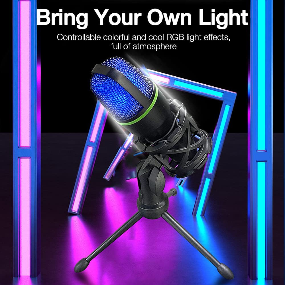 ไมโครโฟนคอนเดนเซอร์ USB แบบมีส - Pc Gaming Live Streaming บทวิจารณ์และราคา