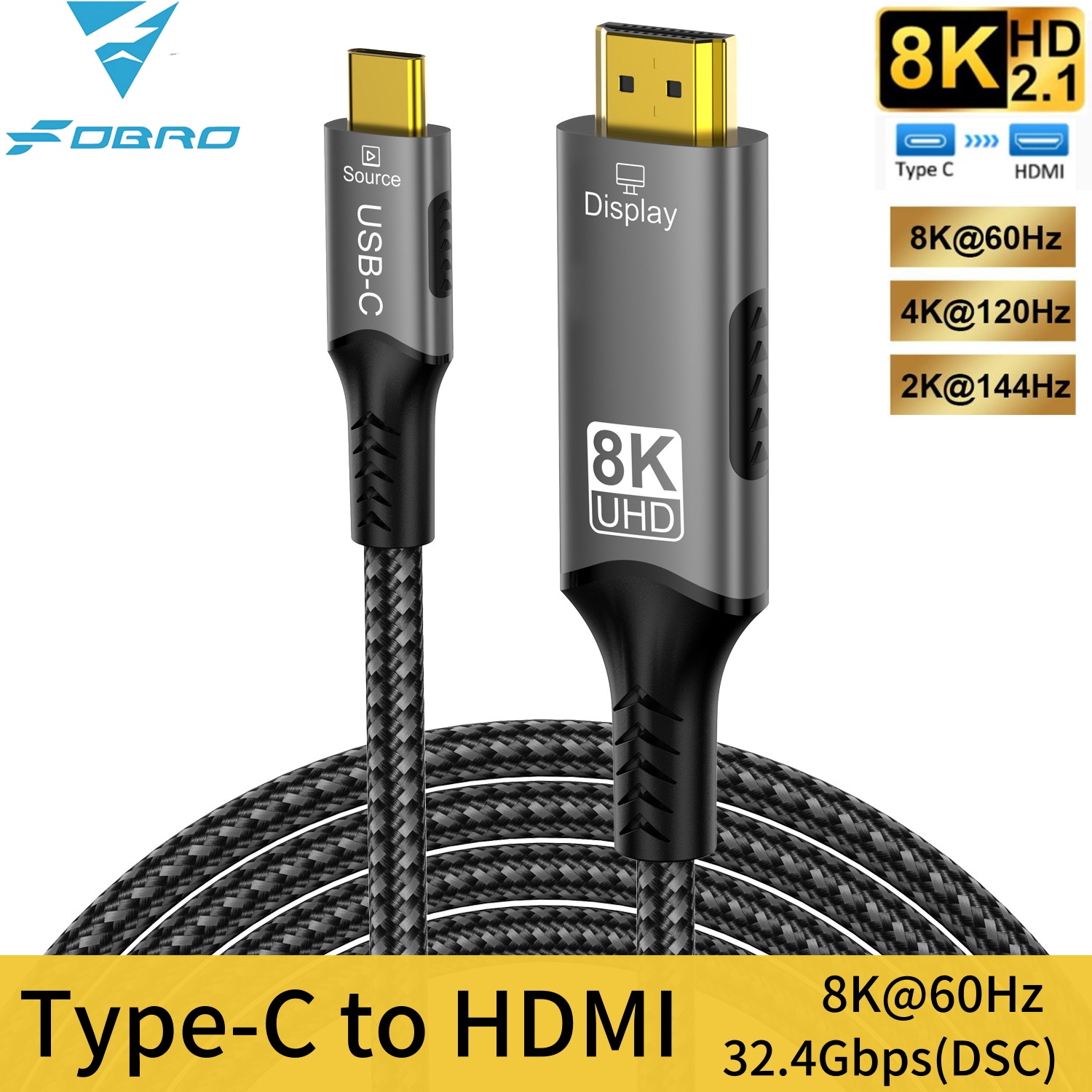 8K ประเภท C ถึง HDMI 2.1 สาย 3 - Pc Zotac Gaming บทวิจารณ์และราคา