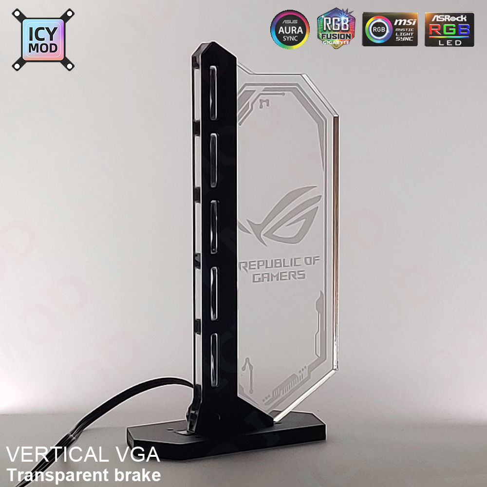 โปร่งใสแนวตั้ง GPU ปรับแต่งสีส - Pc Gaming Vr บทวิจารณ์และราคา