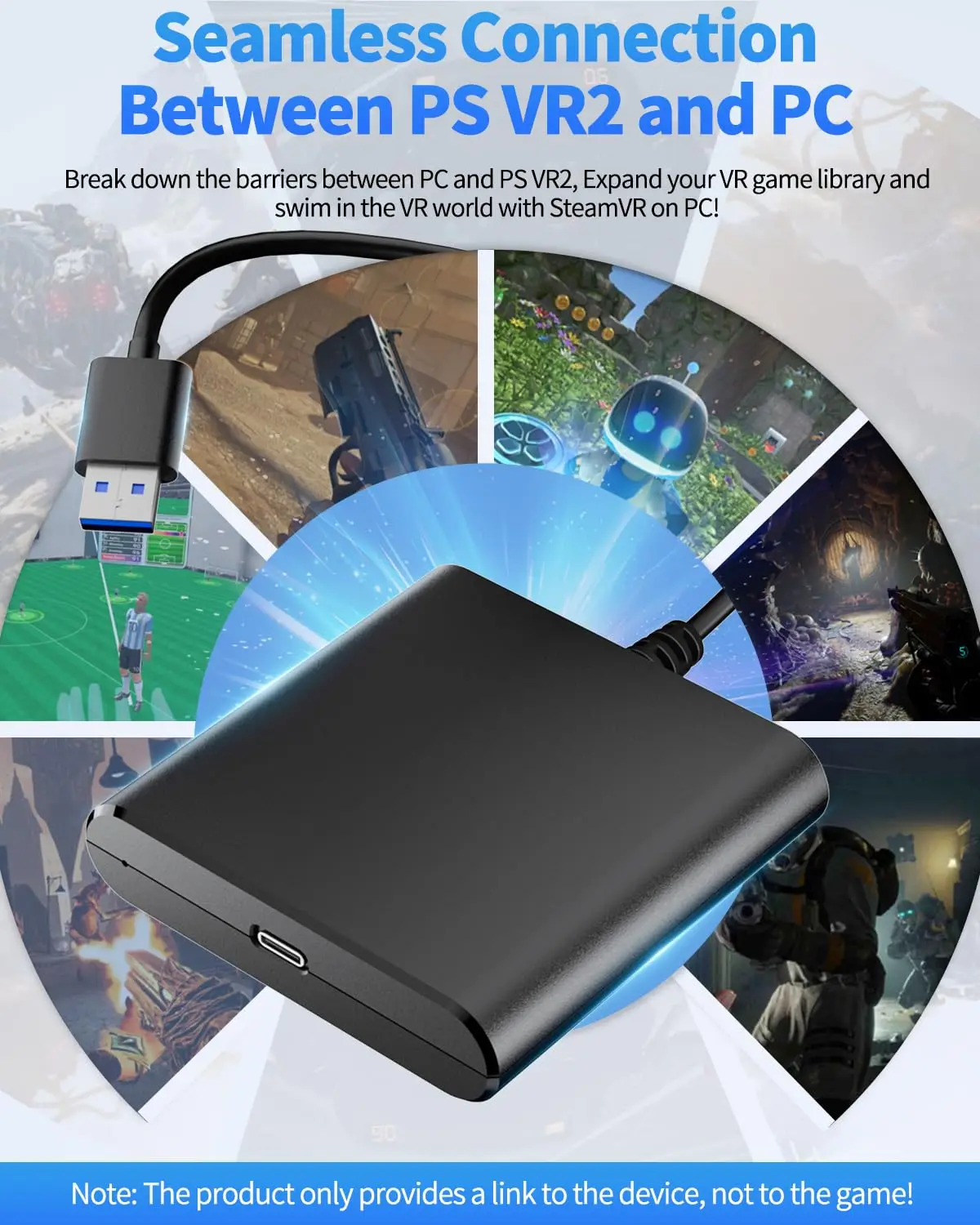 สําหรับ PS5 VR2 PC อะแดปเตอร์  - Pc Gaming Vr บทวิจารณ์และราคา